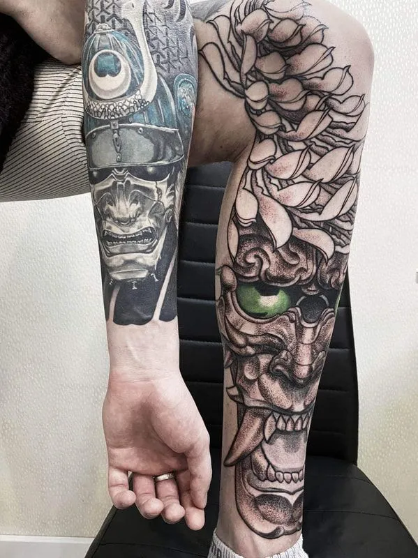Japanese samurai tattoo